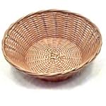 Tablecraft Natural Round Basket (06-0746) Category: Food Baskets