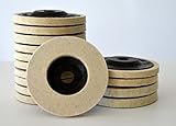 研磨用 フェルトバフ ディスクバフ セット 100ｍｍ 汎用 15個セット