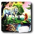 Mythical - Mermaid and Unicorn - Mouse Pads