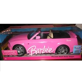 <b>BARBIE PINK MUSTANG CONVERTIBLE</b>