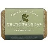 Handcrafted Vegan Peppermint Celtic Sea Salt Body Soap