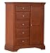 Status Series 800 Armoire, Mahogany