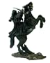 2003 - New Line / Play Along - Lord of the Rings : Armies of Middle Earth - Ringwraith (On Rearing Horse) - Warriors & Battle Beasts - Battle Scale Figures - Out of Production - Limited Edition - Collectible