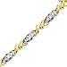 Gold Plated Sterling Silver 1 ct. Cubic Zirconia Tennis Bracelet