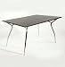Kitchen & Housewares : Chrome / Nat Finish Rhonda L Rectangular Wood Dining Table Top By Euro Style Furniture