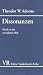 Bücher : Dissonanzen. Musik in der verwalteten Welt. (Kleine Vandenhoeck Reihe)