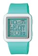 Casio Women`s LDF20-3AV Digital Turquoise Resin Strap Watch