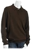 Pierre Cardin Solid Fine Gauge Long Sleeve Polo Sweater