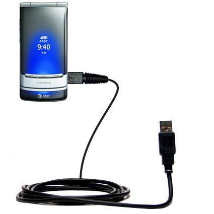 Classic Straight USB Cable for the Nokia 6750 Mural with Power Hot Sync and Charge capabilities - uses Gomadic TipExchange Technology