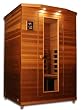 ClearLight IS-2 Two Person Sauna Infrared Fusion Power Carbon-Ceramic Heaters *Red Cedar* New
