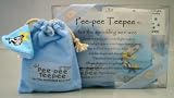 The Pee-pee Teepee for the Sprinkling WeeWee: GIFT SET- Cows & Stars 10 Teepees with a Laundry Bag