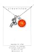 Clayvision Free Throw Girl w/Color Basketball Charm on a Necklace