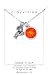 Clayvision Free Throw Girl w/Color Basketball Charm on a Necklace