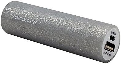 MixBin Battery, Stylish External Battery Pack for iPhone, Samsung Galaxy - Retail Packaging - Chrome Glitter