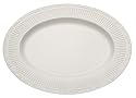 Mikasa Italian Countryside 15-Inch Oval White Stoneware Platter