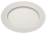 Mikasa Italian Countryside 15-Inch Oval White Stoneware Platter