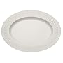 Mikasa Italian Countryside 15-Inch Oval White Stoneware Platter