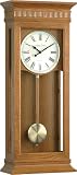 Extra Large Light Oak Pendulum wall clock Dual Westminster/whittington 4x4 chime, by London Clock Co Height 69.5cm