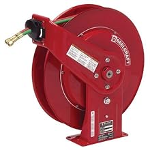 Reelcraft 7450 OHP 1/4-Inchx50 Grease(5000psi) Hose Reel