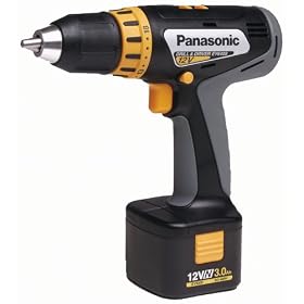Panasonic EY6409GQKW 12-Volt NiMH 1 2-Inch Cordless Drill Driver Kit by Panasonic