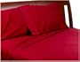 Wamsutta 300-Thread-Count Egyptian Sateen Full Flat Sheet, Scarlet