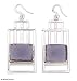 Earrings, 'Skyscraper' 1 W 2.6 L