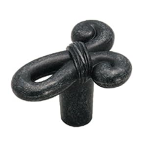 Amerock BP19250-WID Cyprus Knot 3-Inch Pull, Dark Wrought Iron by 