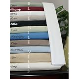 100% CERTIFIED Egyptian Cotton Duvet Cover Set 650 TC -Solid - by Blue Nile Mills by Blue Nile Mills