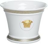 Versace by Rosenthal Gorgona Small Porcelain Flower Pot