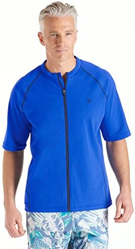 Coolibar UPF 50+ Men's Short Sleeve Water Jacket - Sun Protective