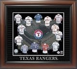 Texas Rangers Evolution of Team Uniforms