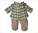 Flannel Casuals - Earth Friends Doll Clothing Also Fits American Girl Bitty Baby Dolls
