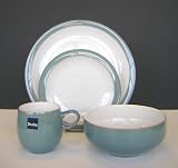 Kitchen & Housewares : Denby Azure 4 Piece Boxed Tableware Set