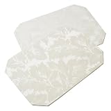 2 Placemats Damask Cream