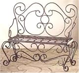 Iron Garden Bench