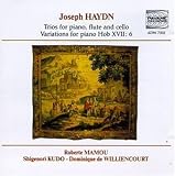 Haydn: Trios for piano, flute & cello; Variations for piano