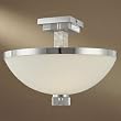 Minka Cashelmara 2 Lt Chrome/Shell Semi Flush 4247-77