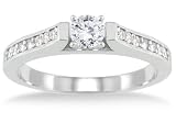 1/2 Carat T.W Diamond Ring in 10K White