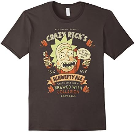 Men's Get Schwifty Large Asphalt