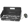 Greatland 2 Burner Propane Stove - Green / Tan