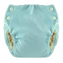SwaddleBees Snap Pocket Cloth Diaper, Small, Baby Blue