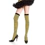 1st Fantasies Quality Fun Narrow Stripes Thigh High Stockings (Various Colors)