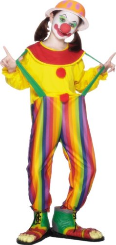 Childrens Toyshop  Toys : Child Clown Girl Costume - Large