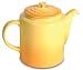 Le Creuset Stoneware 1-1 2-Quart Grand Teapot, Citrus