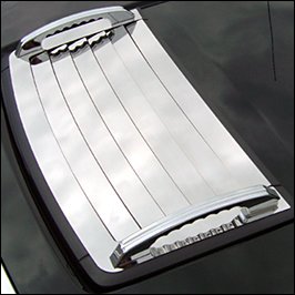 RealWheels Stainless Top Grille Overlay Cover Kit, for the 2006 Hummer H3