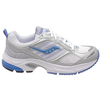 Saucony Women's Grid Jazz X (White/Silver/Lt.Blue 5.5 M) from Saucony