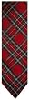 Men's Tommy Hilfiger Necktie Neck Tie Silk Red Plaid