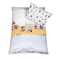 Julius Z�llner 8510012040 Bettw�sche 80 x 80 cm und 35 x 40 cm, Mickey und Minnie Seashore