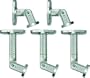 Surround Sound System Mounting Package for Micro Speakers - Gray