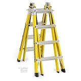 Buy Little Giant Ladder #10717 Model 17 Ultra Fiberglass Type 1A 300 lb rated with... by Little Giant